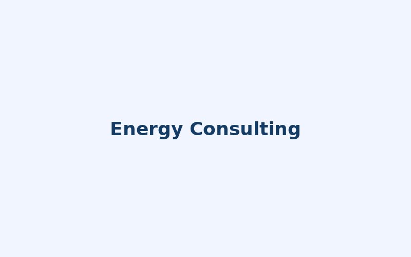 Energy consulting